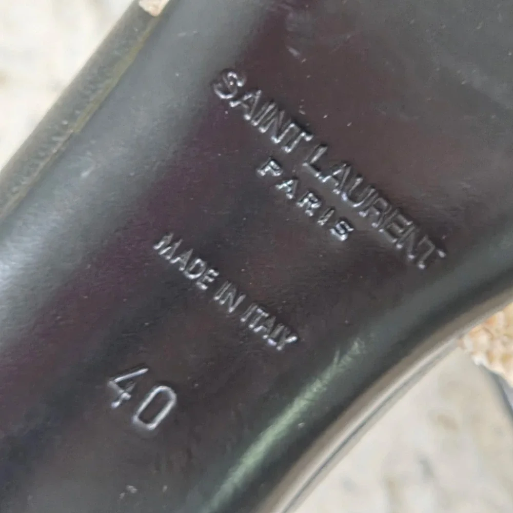 Saint Laurent Shoes Saint Laurent Black And Tan Womens Shoes 40 - Picture 3 of 10